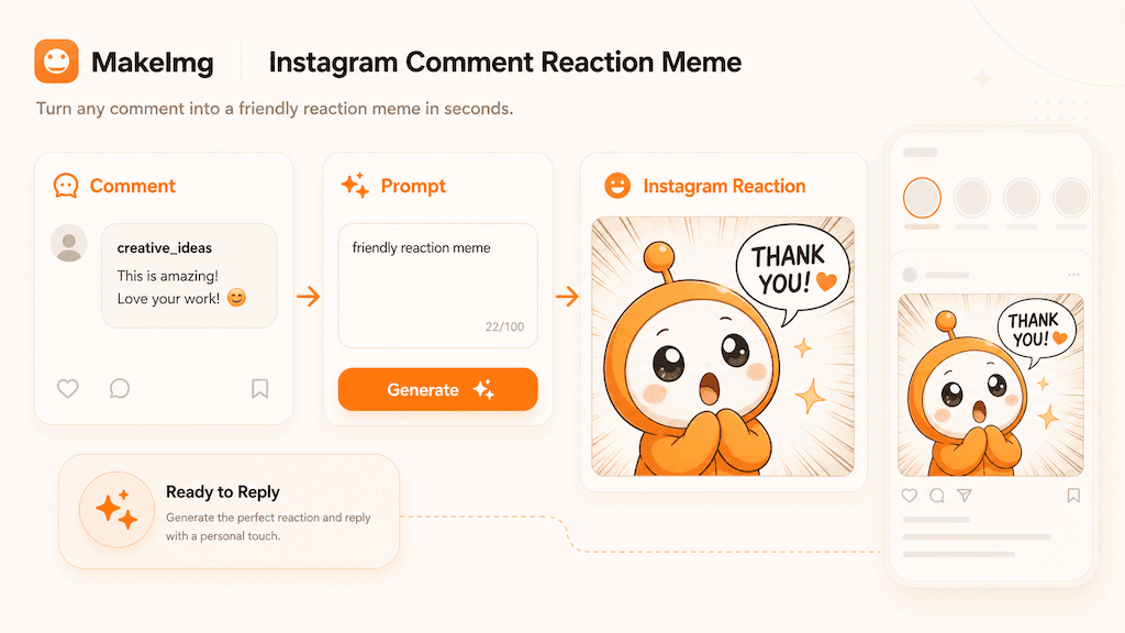 Instagram Comment Reaction Meme cover illustration